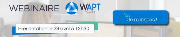 Bannire de mail - Webinaire de prsentation
                    sur WAPT 2.0